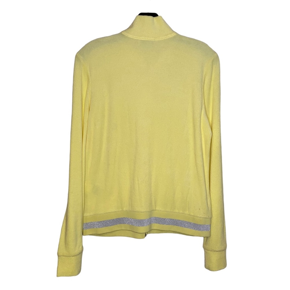 Juicy Couture ✨  Mock Neck Terry Cloth Track Jacket Zip - Picture 6 of 7
